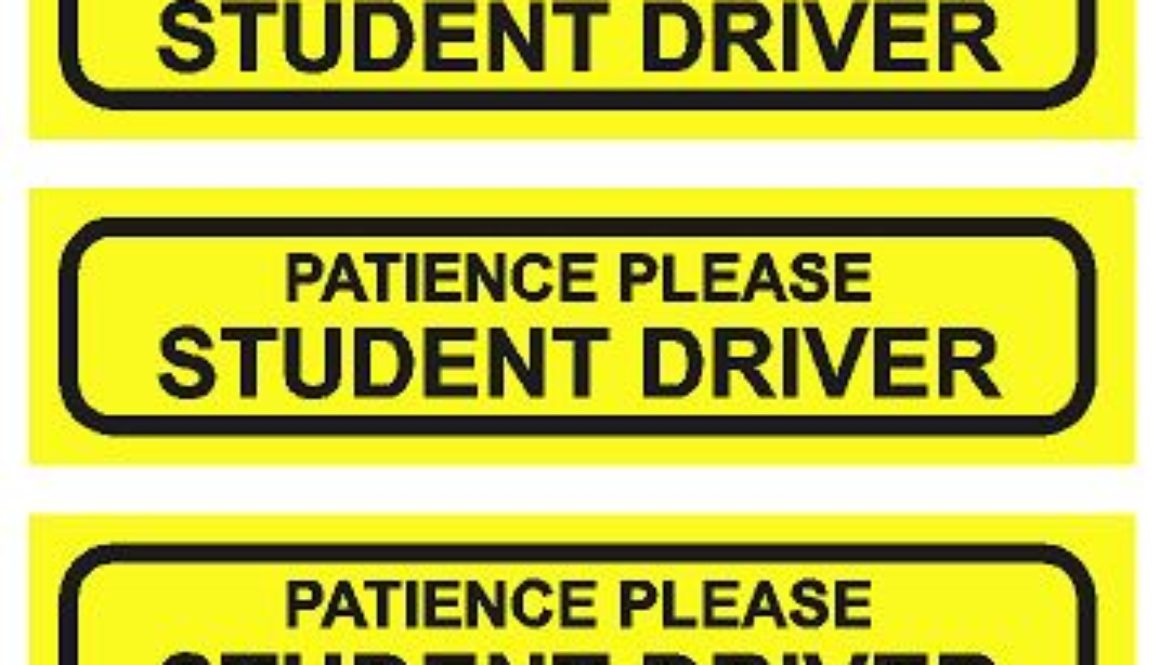 Student Driver Magnet